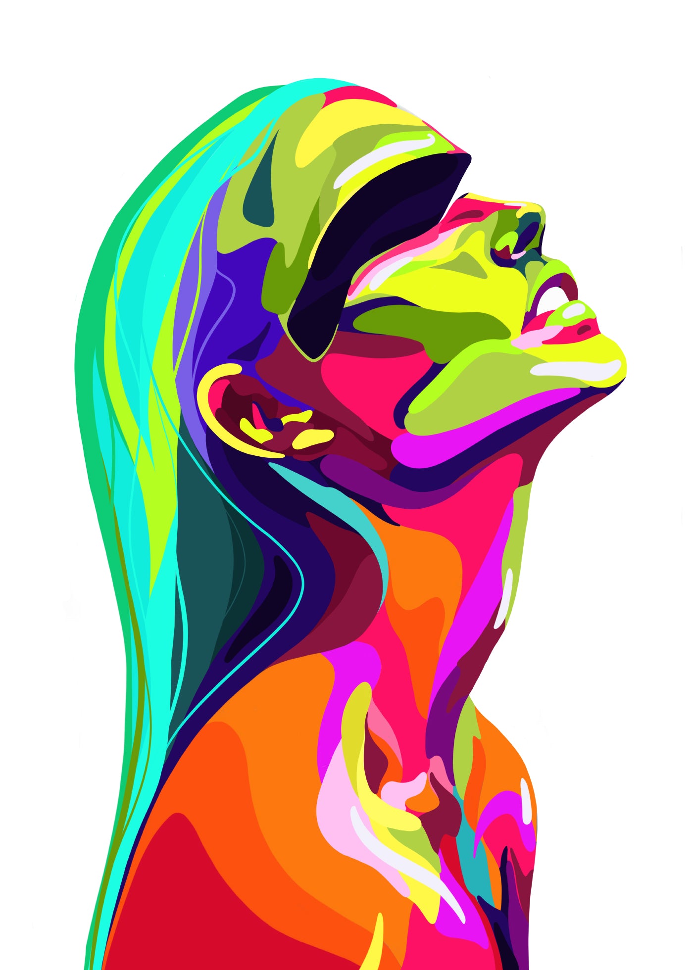 "Catch the glance" / Signed print